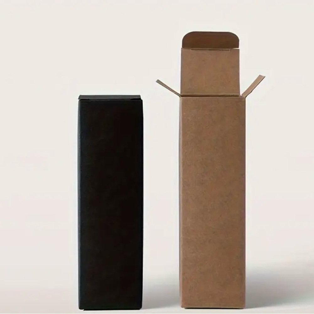 1.8x1.8x3.93cm Black Rectangular Boxes (30 pieces)